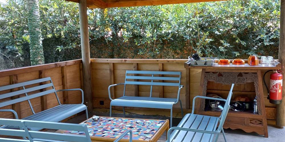 LA CASE "FAMILIALE" - la terrasse