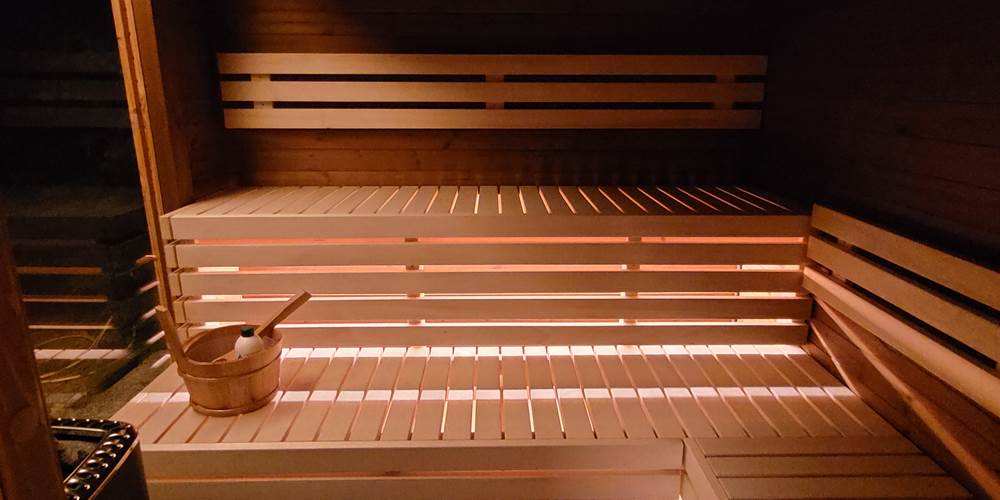 Le sauna chauffé au bois 