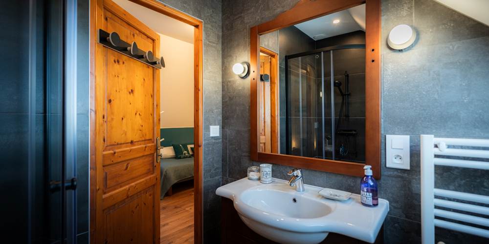 Chambre plage du Loch: la salle de bain