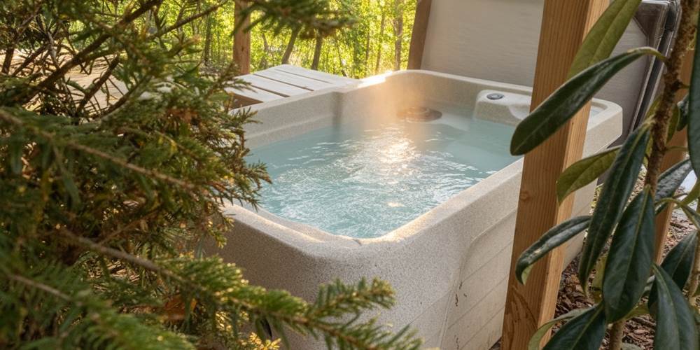 Spa privatif chauffé à 38°C