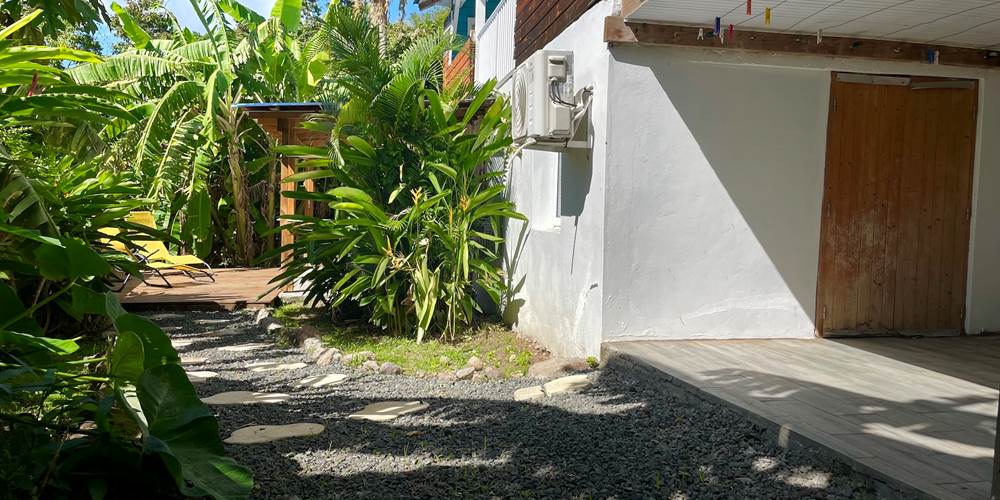 Espace extérieur en rez-de-jardin