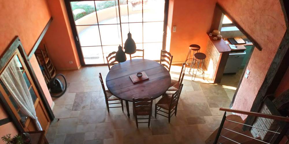 Coin repas vu de la mezzanine