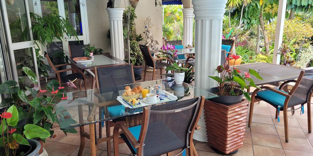 terrasse de l'hotel