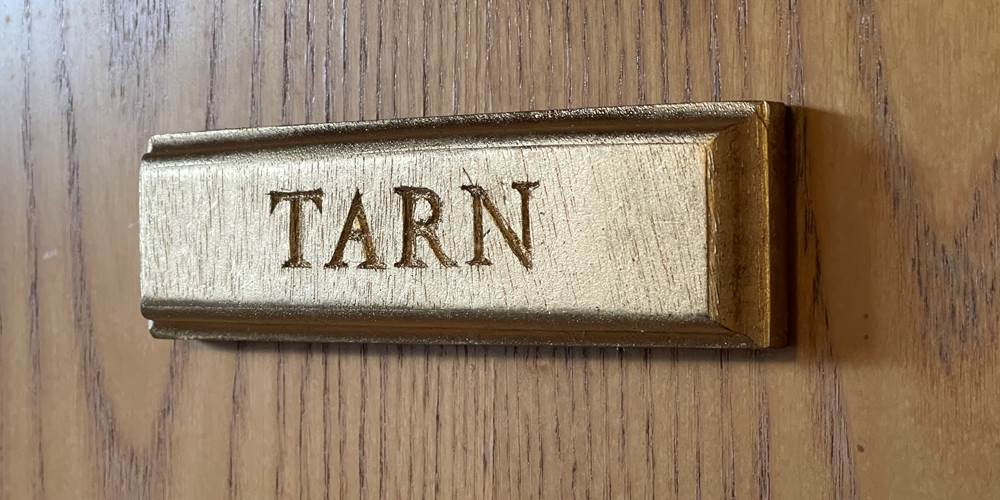 Plaque de porte Cabine Tarn Péniche Hôtel Gaïa
