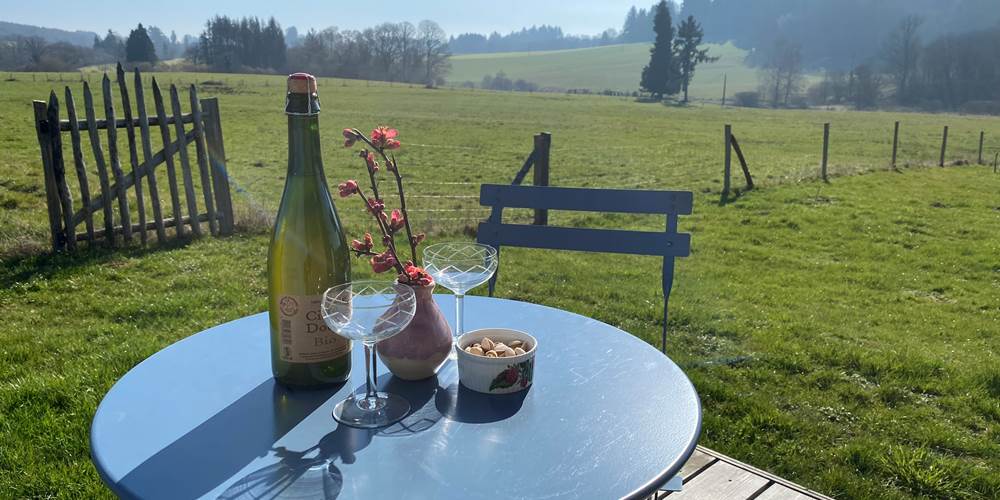 Les terres de la chouette, apéro dans un cadre paisible et verdoyant