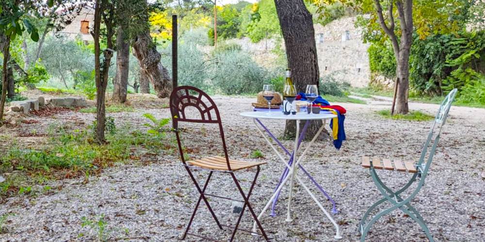 La terrasse en pleine nature