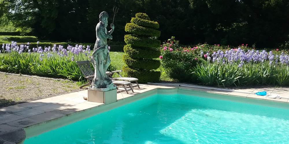 Neptunus watch ing the pool