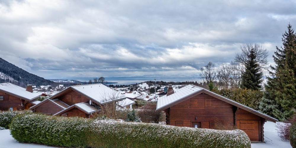 VUE DU BALCON EN HIVER