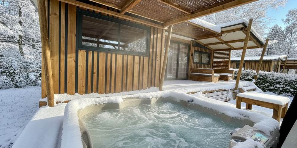 Spa privatif chauffé à 38°C