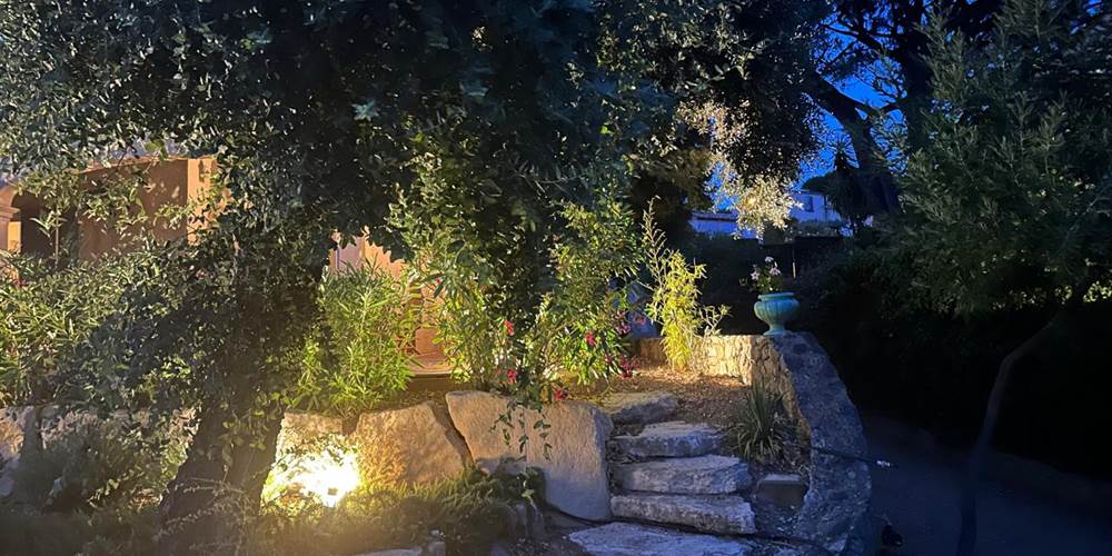 Garden at night Terrace