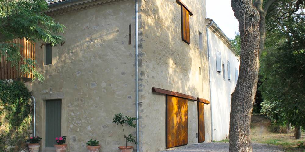 Vue de l'entrée du gîte