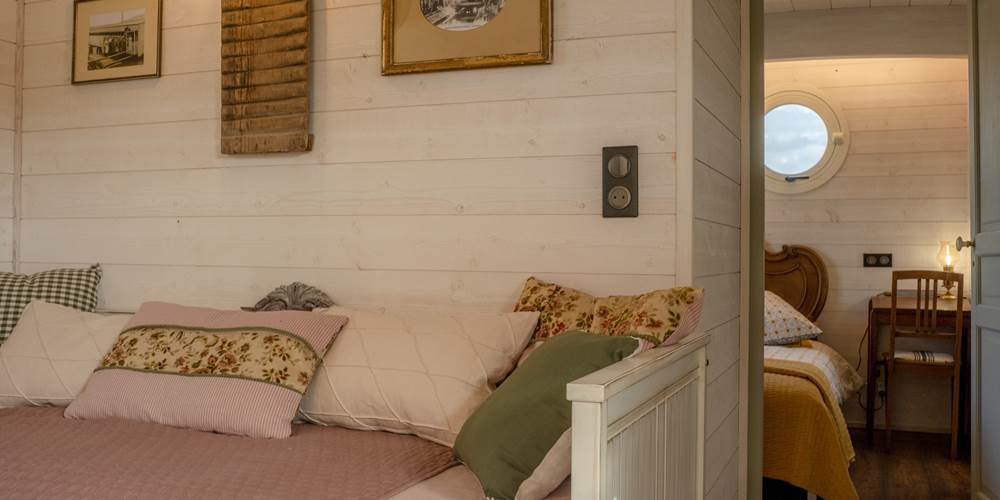 Banquette/lit double dans le salon