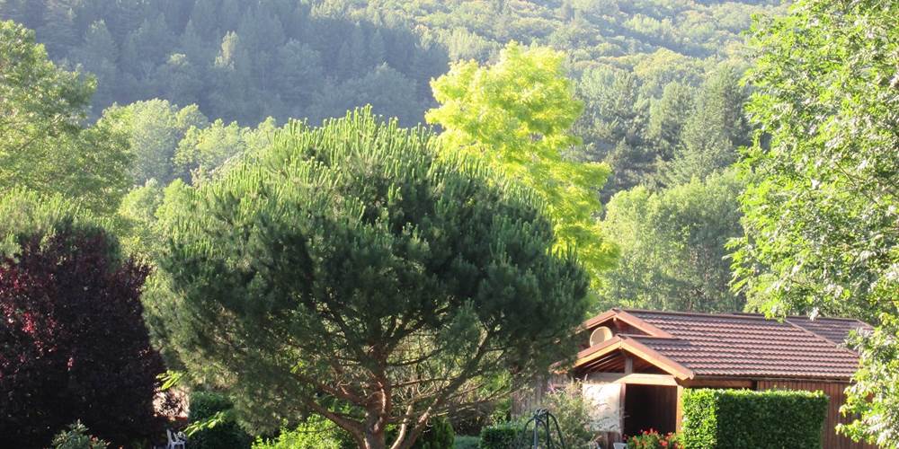 Les chalets en fin de journée