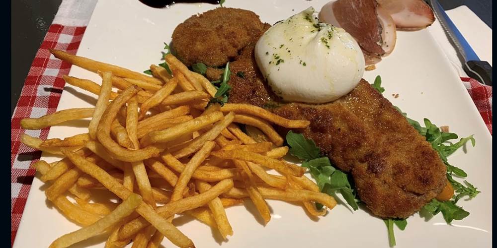 L'escalope Blanche Neige = Un délice...