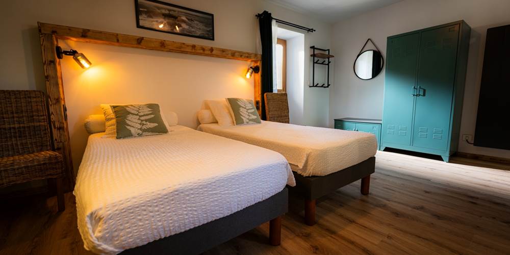 Chambre les fougères: version 2 lits simples