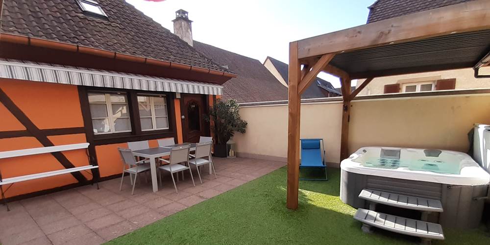 GITE VIGNOBLE ALSACE KAYSERSBERG Terrasse