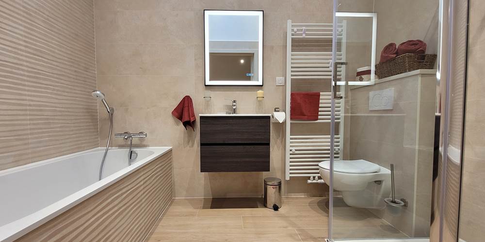 Salle de bain côté campagne