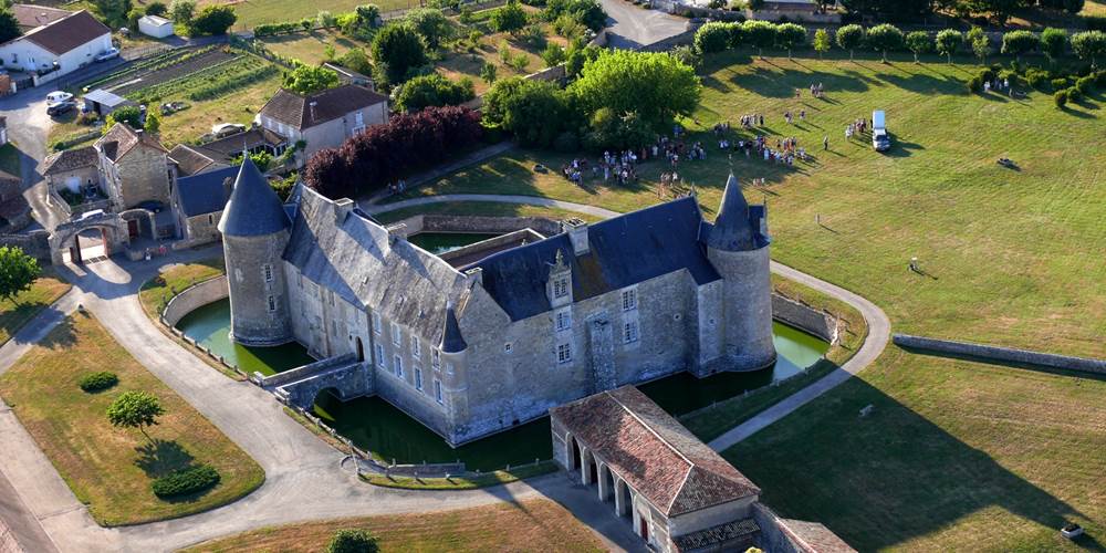 Vue aérienne - Château de Saveilles