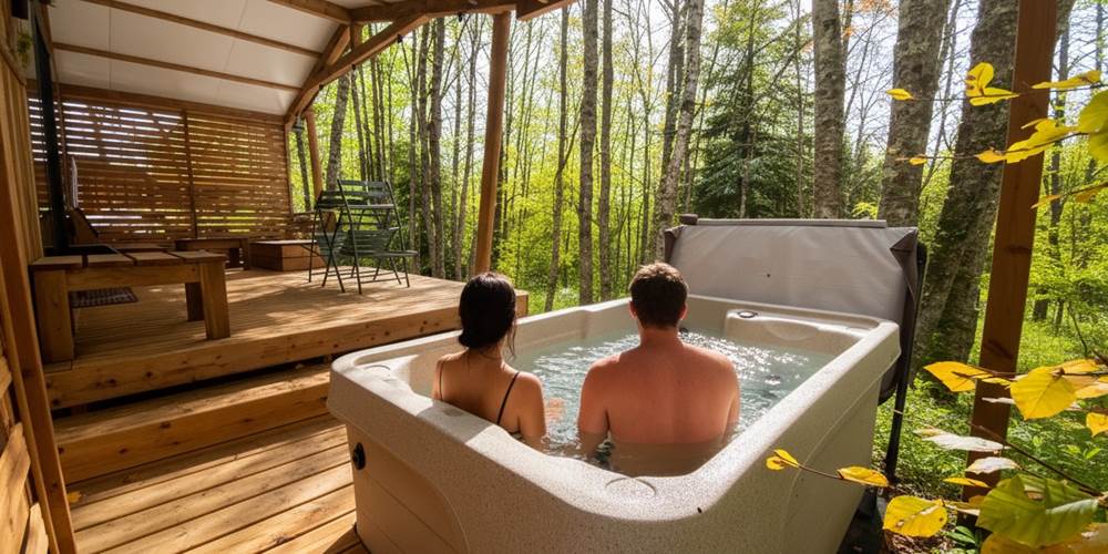 Spa privatif chauffé à 38°C