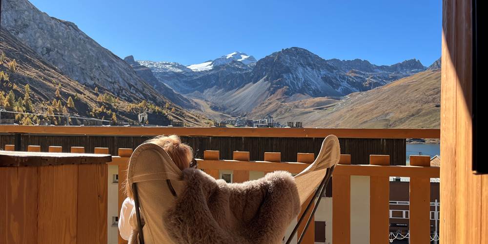 Balcon avec vue sur la Grande Motte