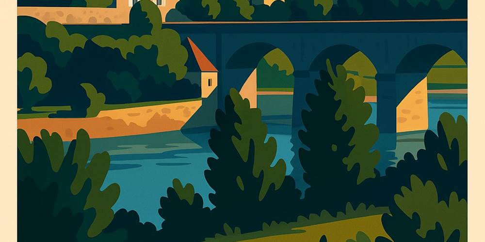 Poster Saint victurnien pour le clos des hirondelles en limousin