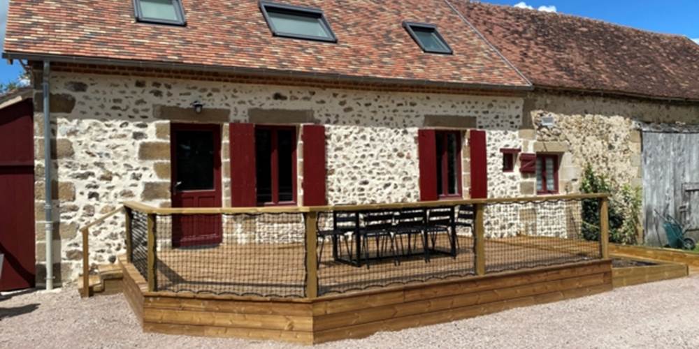 Terrasse extérieur Gîte de l'Espinasse