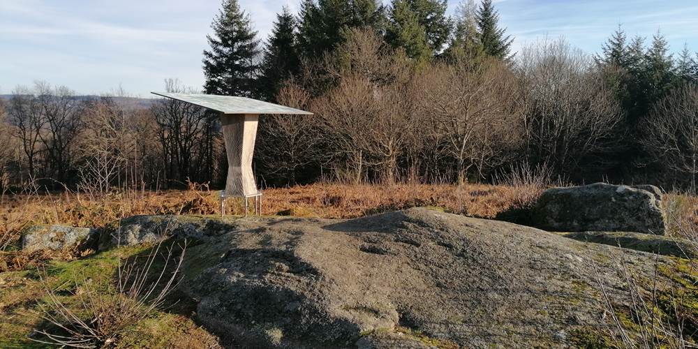 Table d'orientation à Saint-Sylvestre