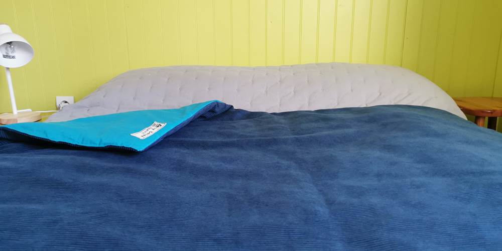 Chambre avec édredon "fait maison by Coline"