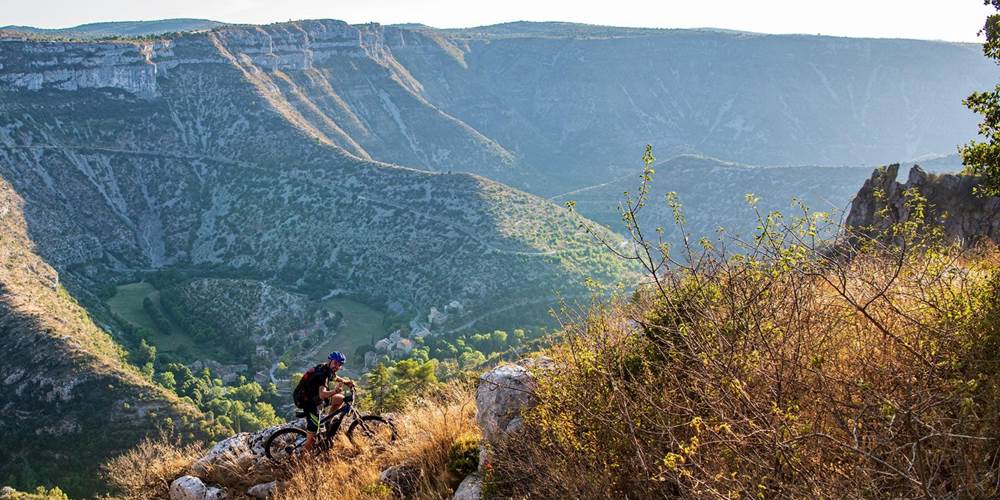 à GR7 à VTT
