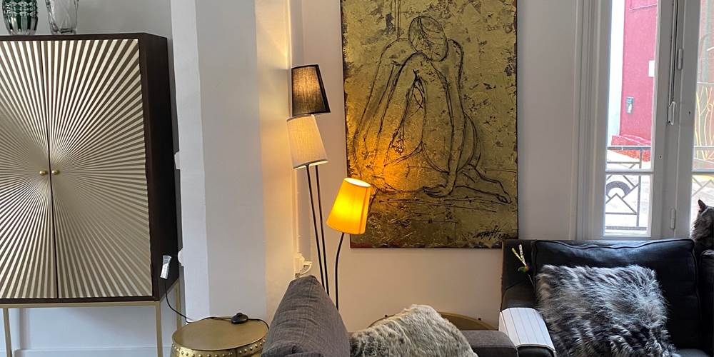 Séjour salon de musique