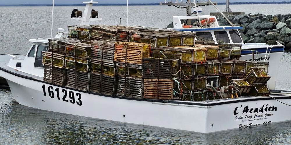 Pêche Homard Motel & Chalets l'Acadien vue sur mer 