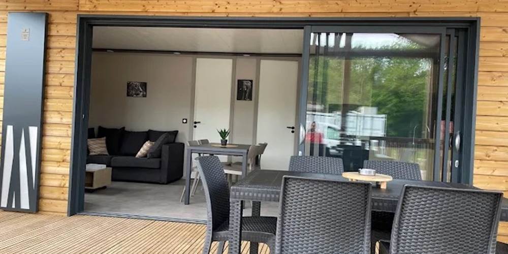 terrasse couverte du chalet