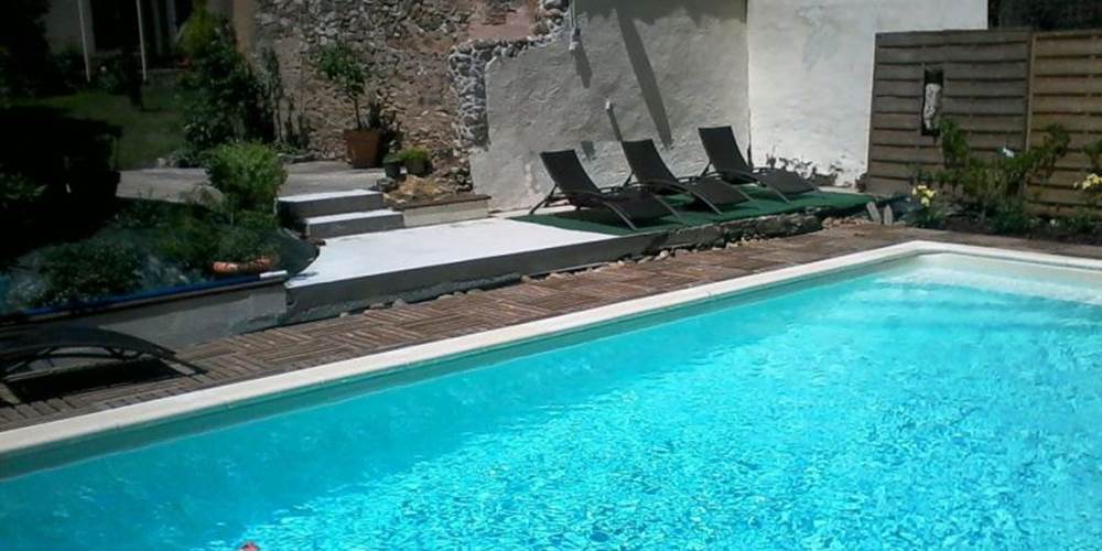 La piscine et le patio
