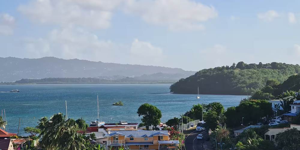 Belle vue sur la baie de Fort de France
