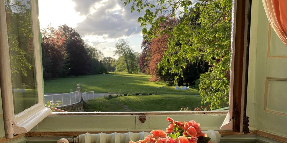 Vue de la salle à manger des petits déjeuner