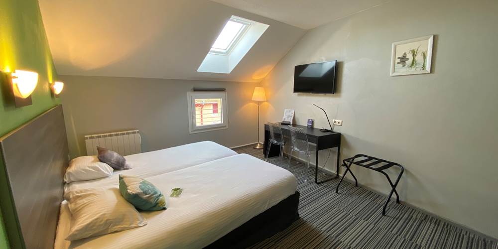 Chambre à deux lits