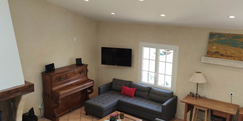 Séjour avec cheminée