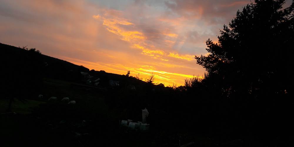 beauté du coucher du soleil