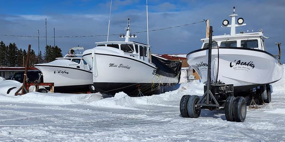 Pêche Homard Motel & Chalets l'Acadien vue sur mer 
