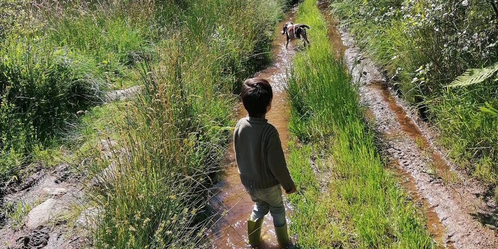 Randonnée en famille au Gîte de la Chevêche