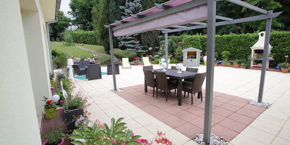 La terrasse - La Rose Trémière