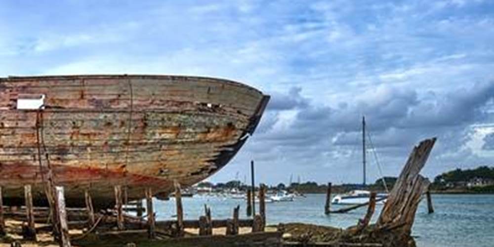 Cimetière à bateaux Plouhinec