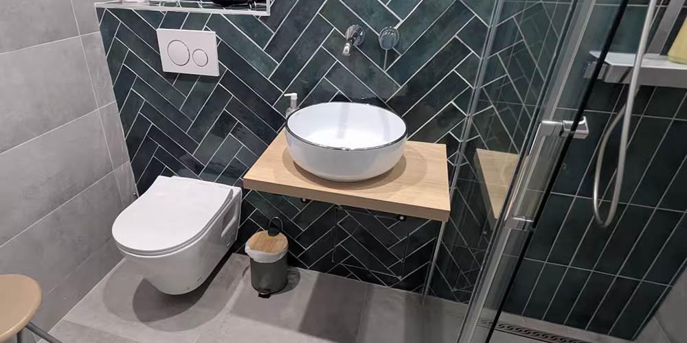 Salle de Bain privative Hotel Jean Bart