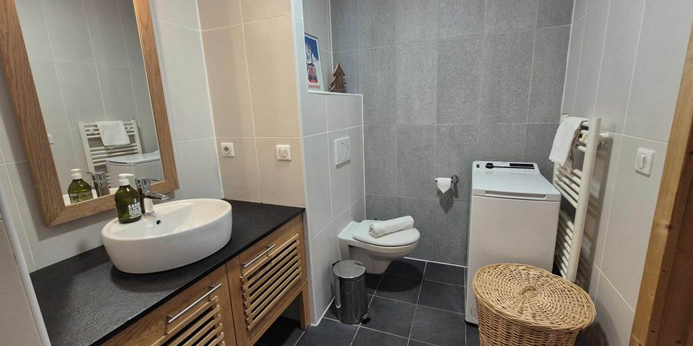 Salle de bain avec lave linge - Le Tourmalin