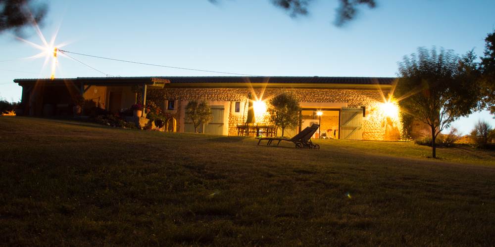 Le gite du Castelbosc de nuit