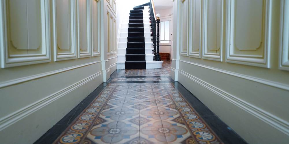 Le couloir d'entrée