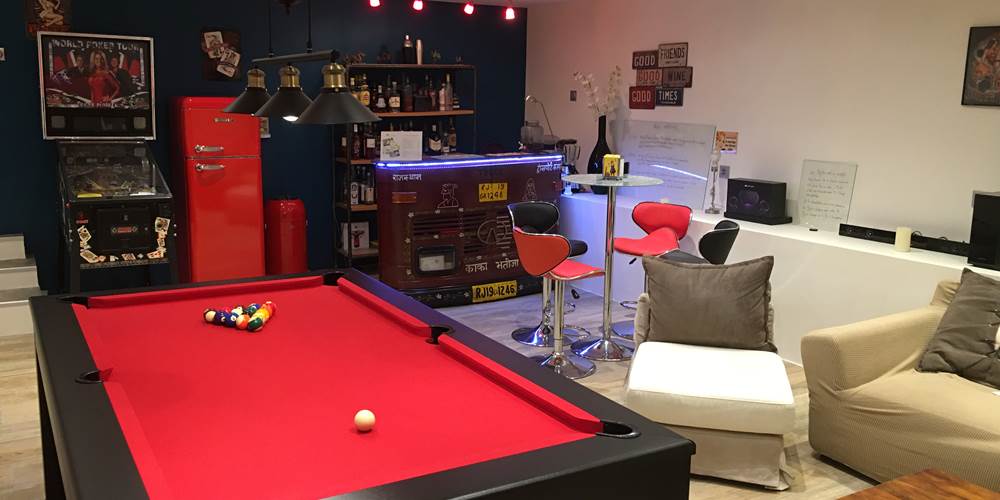 Salon Billard flipper bar