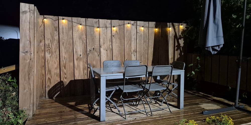 La terrasse en bord de nuit