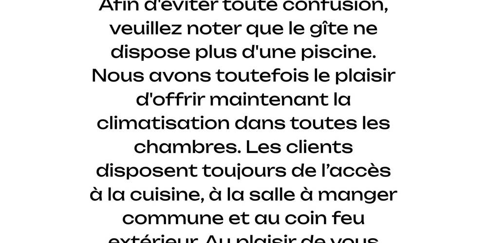Veuillez noter que nous n’avons plus de piscine merci !-2