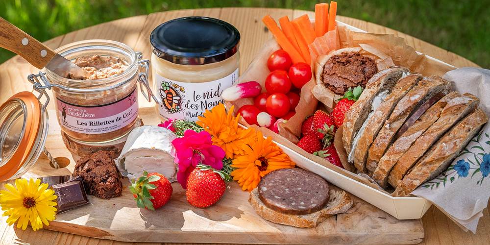 Pique nique produits locaux et fermiers